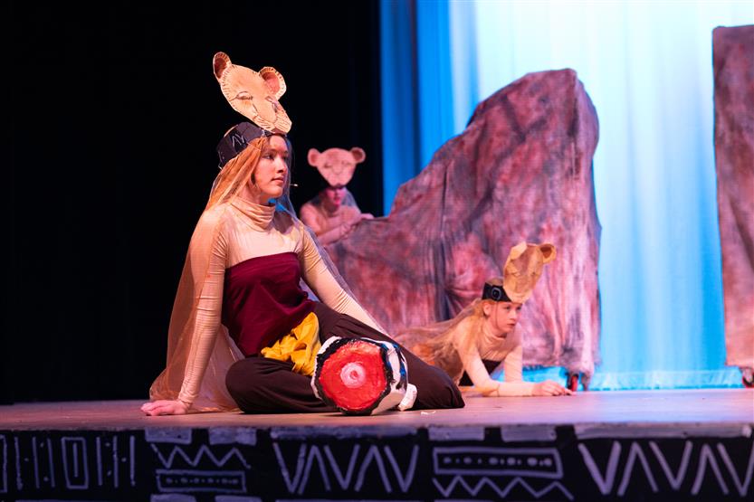 Fairview Middle students perform The Lion King, Jr.